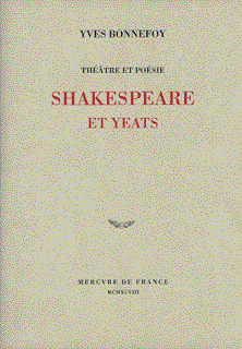 Théâtre et poésie : Shakespeare et Yeats