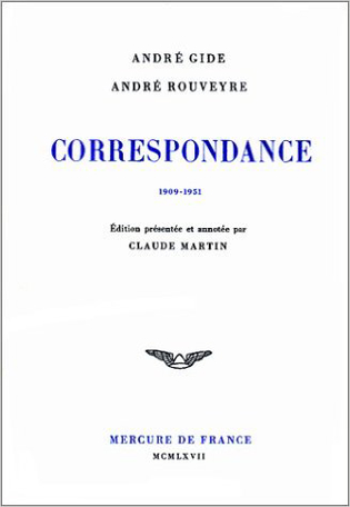 Correspondance avec André Rouveyre