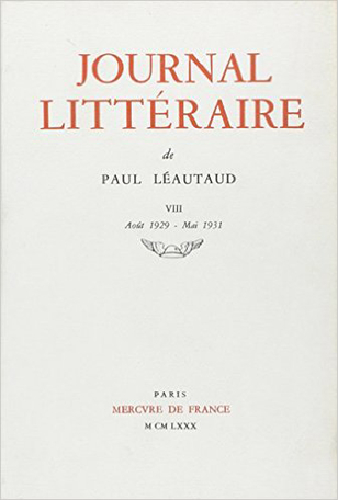 Journal littéraire Tome 8 - 1929-1931 2