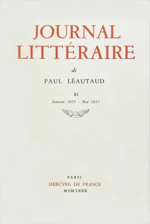 Journal littéraire Tome 11 - 1935-1937 2