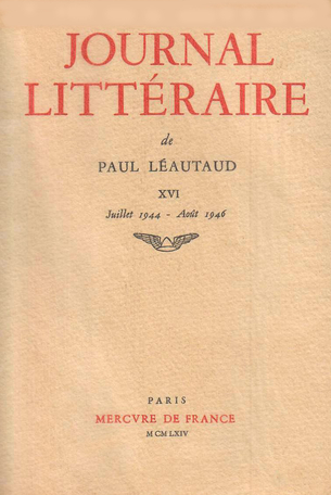 Journal littéraire