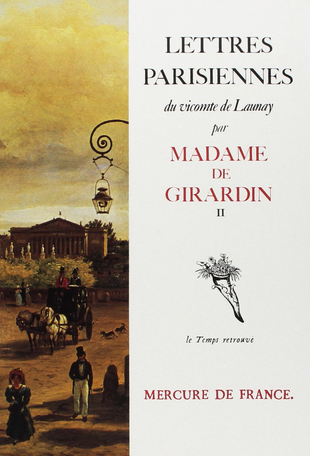 Lettres parisiennes du vicomte de Launay