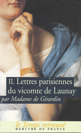 Lettres parisiennes du vicomte de Launay